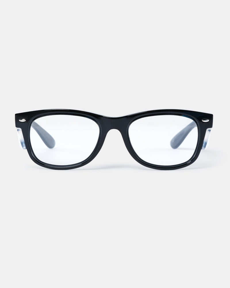 BAD LUCID™ SAFETY GLASSES (BLACK/CLEAR) - BAD WORKWEAR