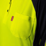 WOMEN'S HI - VIS S/S POLO SHIRT - BAD WORKWEAR