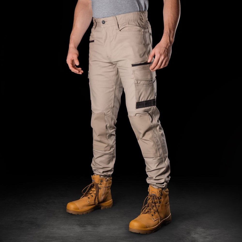 BAD ATTITUDE™ SLIM FIT CUFFED WORK PANTS - BAD WORKWEAR