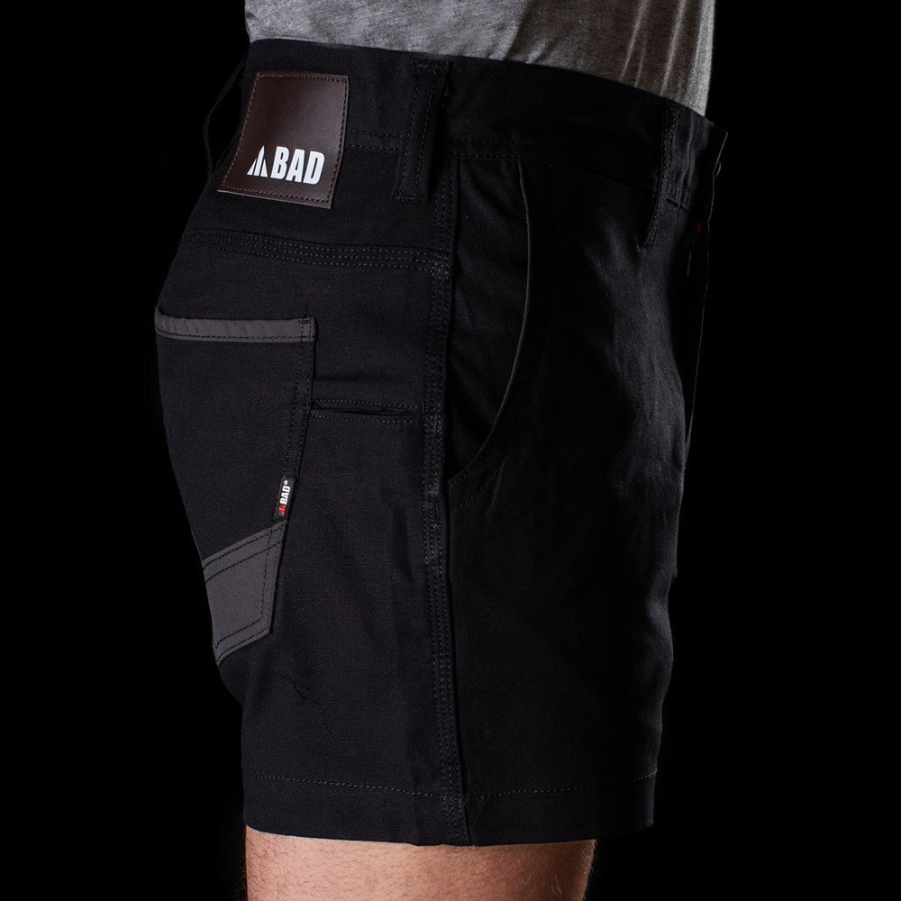 BAD ATTITUDE™ SLIM FIT SHORT SHORTS - BAD WORKWEAR