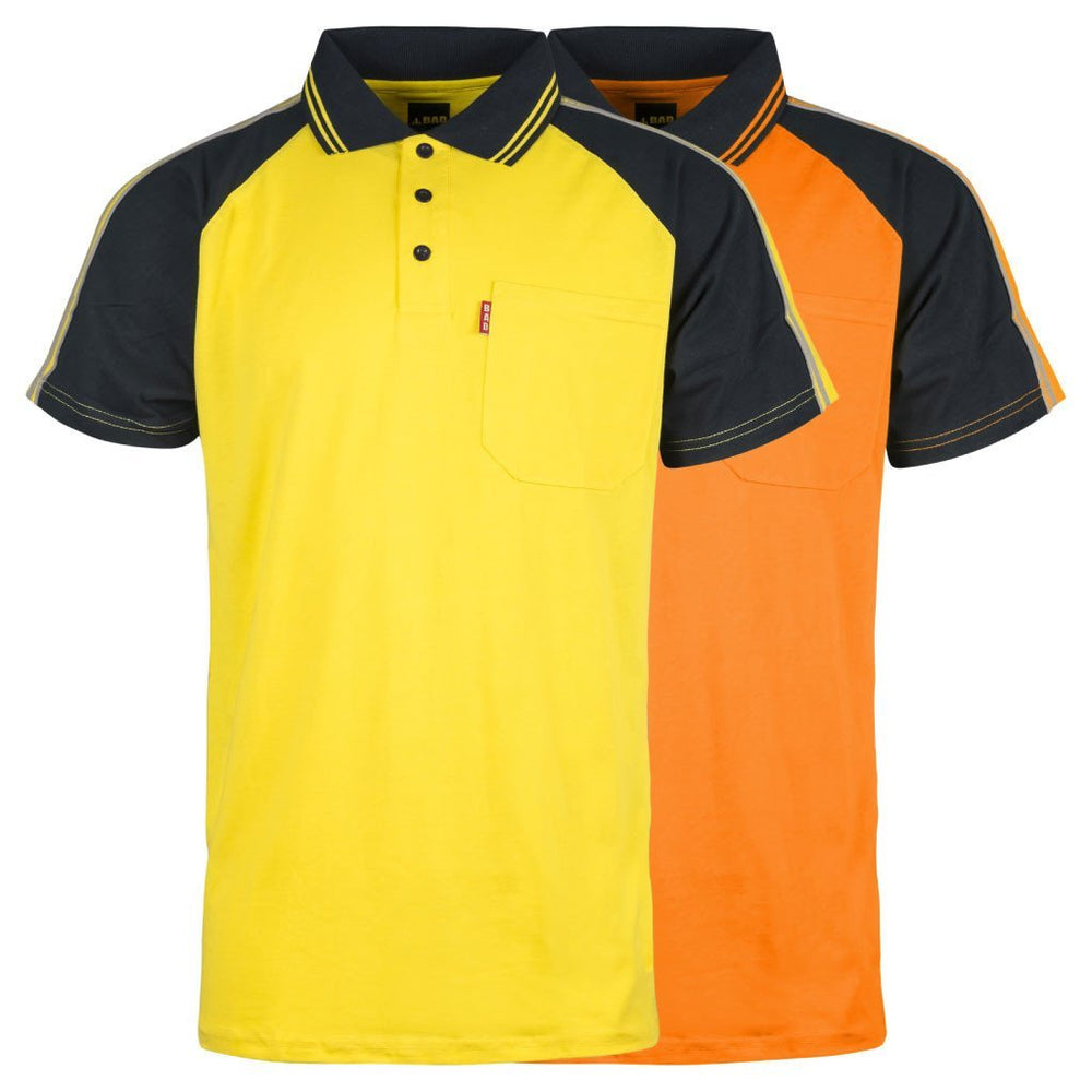 BAD® COTTON HI-VIS S/S POLO SHIRT