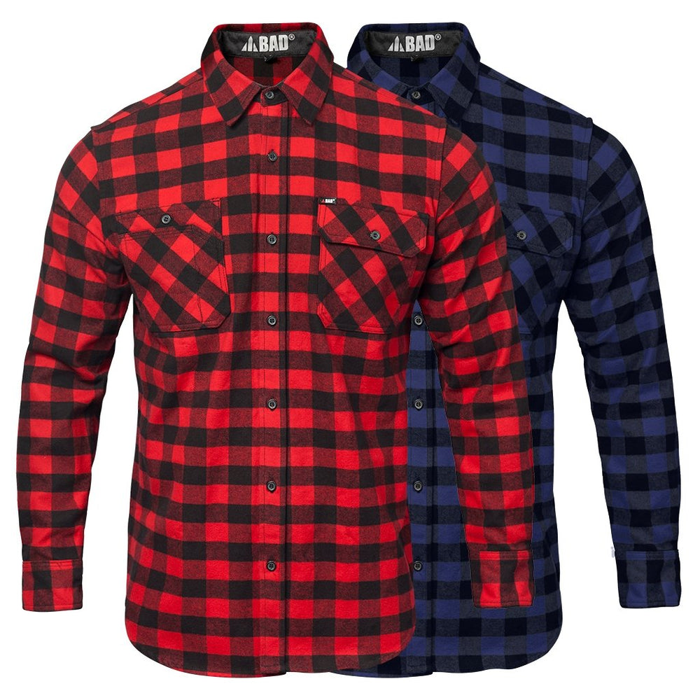 BAD® FLANNELETTE CHECK L/S SHIRT