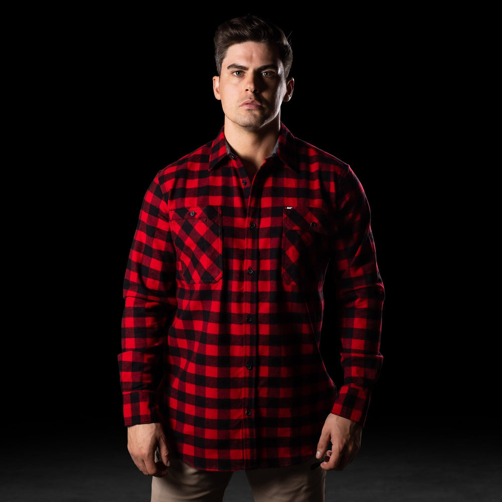 BAD® FLANNELETTE CHECK L/S SHIRT - BAD WORKWEAR