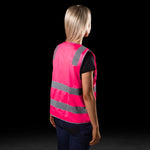 BAD® HI-VIS DAY/NIGHT ZIP SAFETY VEST - BAD WORKWEAR