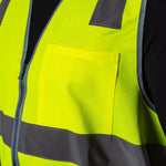 BAD® HI-VIS DAY/NIGHT ZIP SAFETY VEST - BAD WORKWEAR