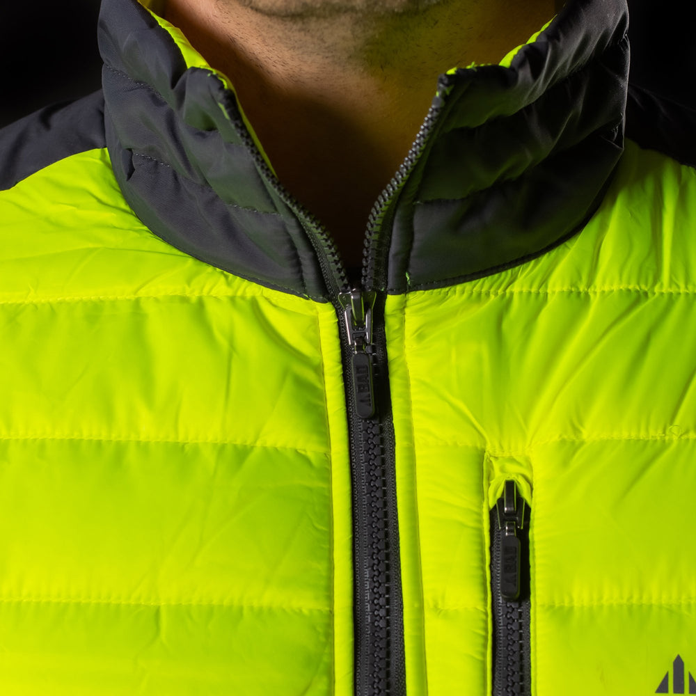 BAD® HI-VIS DOWN PUFFER JACKET - BAD WORKWEAR