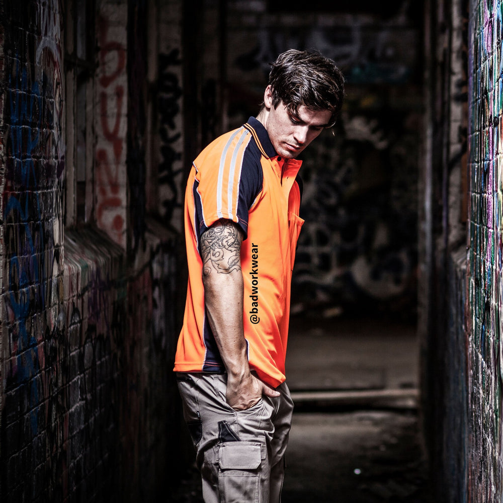 BAD® HI-VIS S/S POLO SHIRT - BAD WORKWEAR