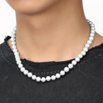 BAD PEARL NECKLACE 50CM