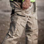 BAD SAVIOUR™ CUFFED ELASTIC WAIST WORK PANTS - BAD WORKWEAR