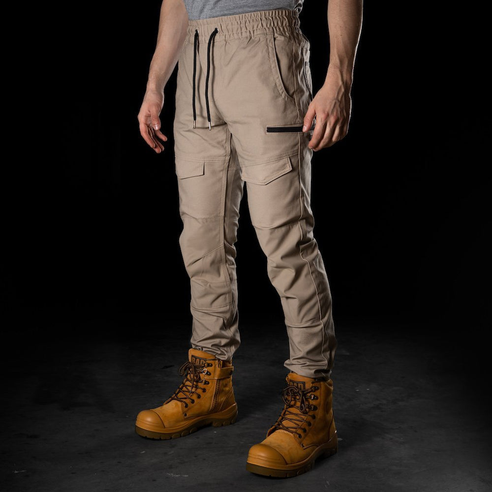 BAD SAVIOUR™ CUFFED ELASTIC WAIST WORK PANTS - BAD WORKWEAR