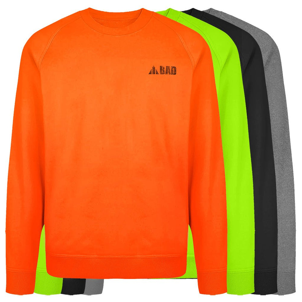 BAD TRADEMARK™ HEAVYWEIGHT FLEECE CREW SWEATER - BAD WORKWEAR