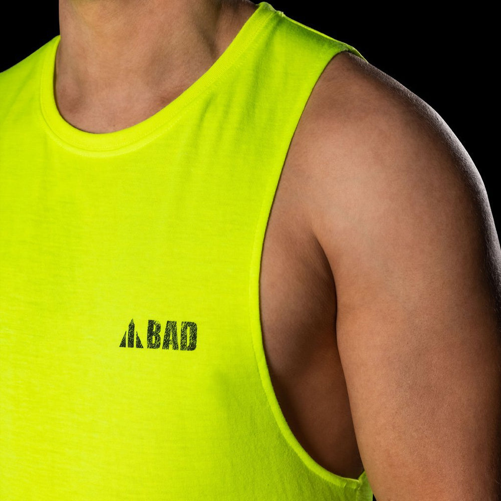 BAD® TRADEMARK HI-VIS SINGLET - BAD WORKWEAR