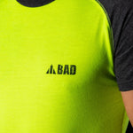 BAD® TRADEMARK RAGLAN HI-VIS S/S T-SHIRT - BAD WORKWEAR