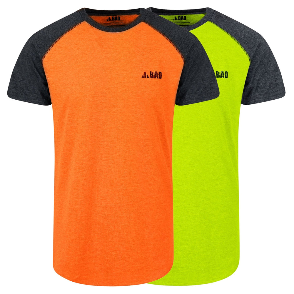 BAD® TRADEMARK RAGLAN HI-VIS S/S T-SHIRT