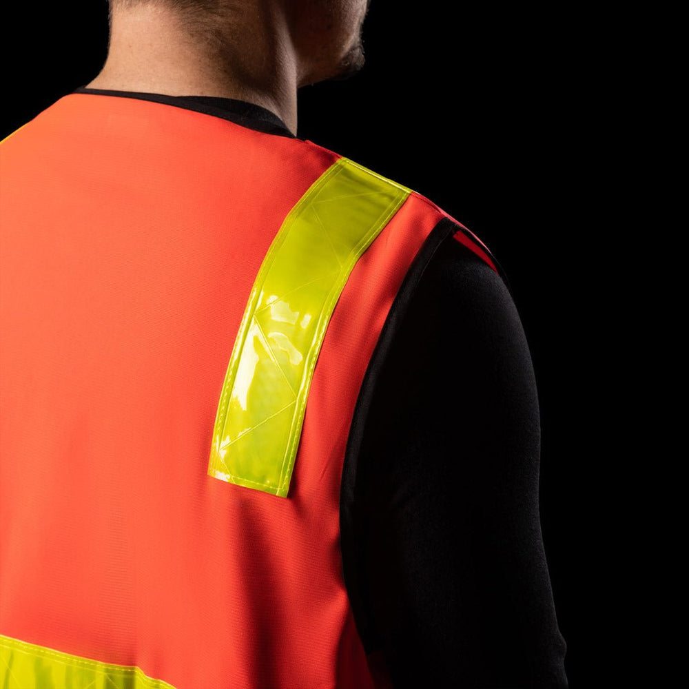 BAD VIC ROADS HI-VIS DAY/NIGHT ZIP SAFETY VEST - BAD WORKWEAR