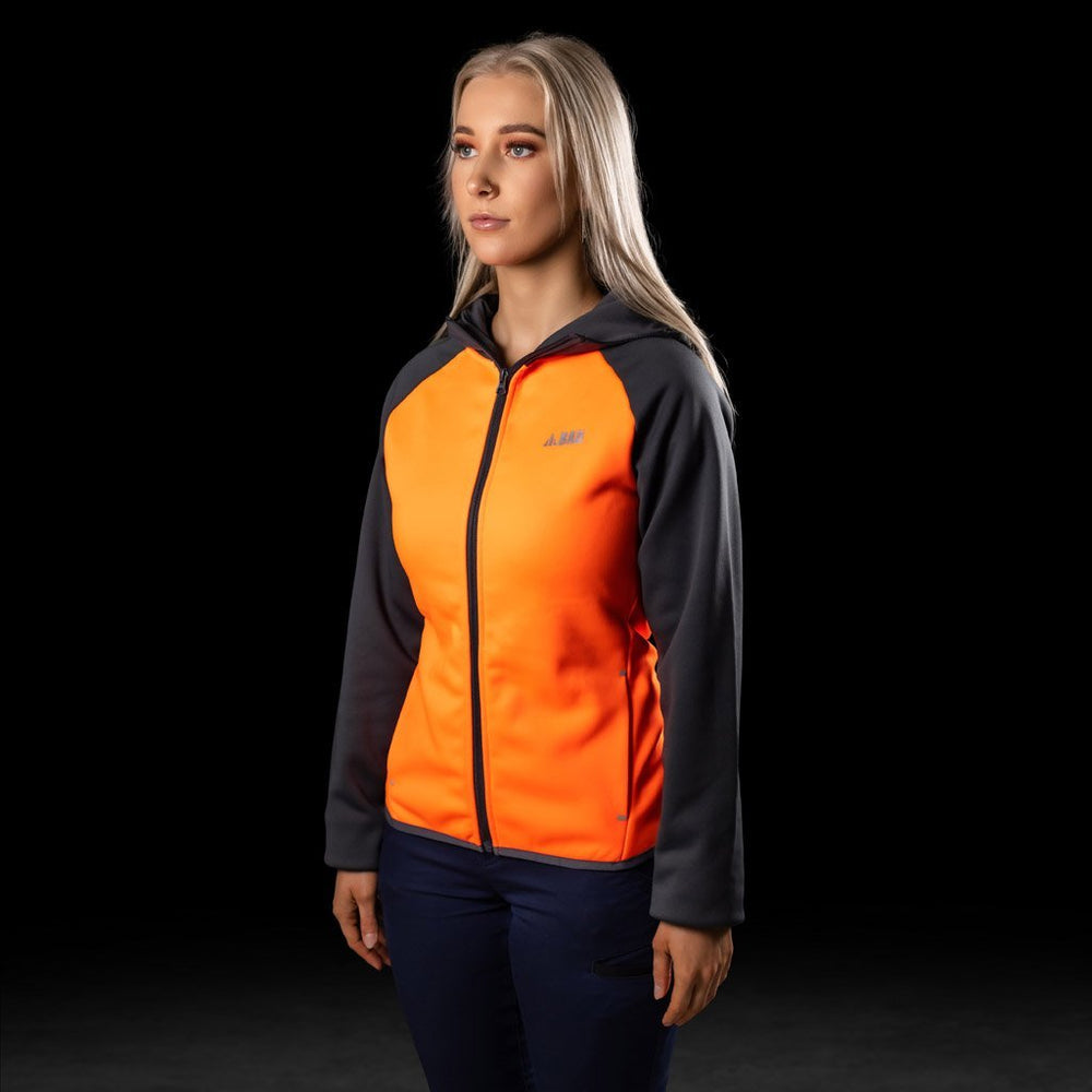 BAD WOMENS ENDURANCE™ HI-VIS FLEECE HOODIE - BAD WORKWEAR