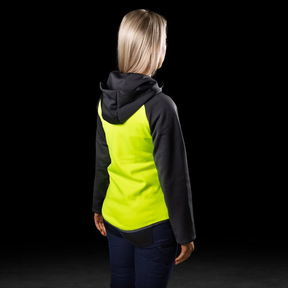 BAD WOMENS ENDURANCE™ HI-VIS FLEECE HOODIE - BAD WORKWEAR