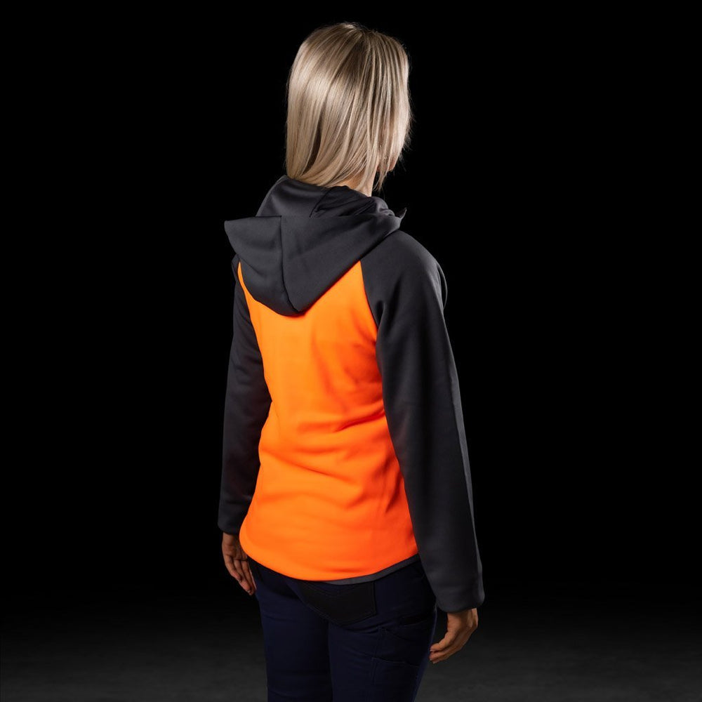 BAD WOMENS ENDURANCE™ HI-VIS FLEECE HOODIE - BAD WORKWEAR