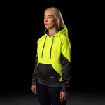 BAD WOMENS ESSENTIAL™ HI-VIS FLEECE HOODIE - BAD WORKWEAR