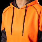 BAD WOMENS ESSENTIAL™ HI-VIS FLEECE HOODIE - BAD WORKWEAR