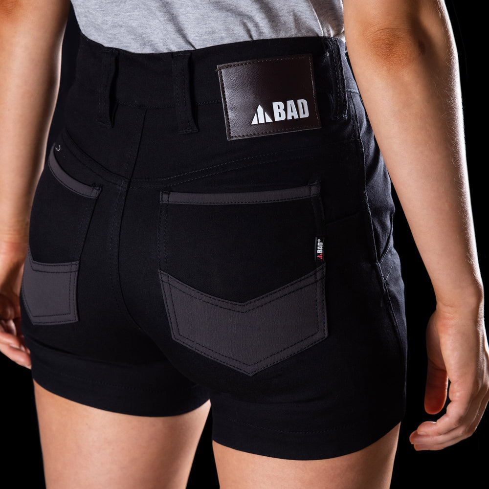 BAD WOMENS FLEX™ HYPERMOVE WORK SHORT SHORTS - BAD WORKWEAR