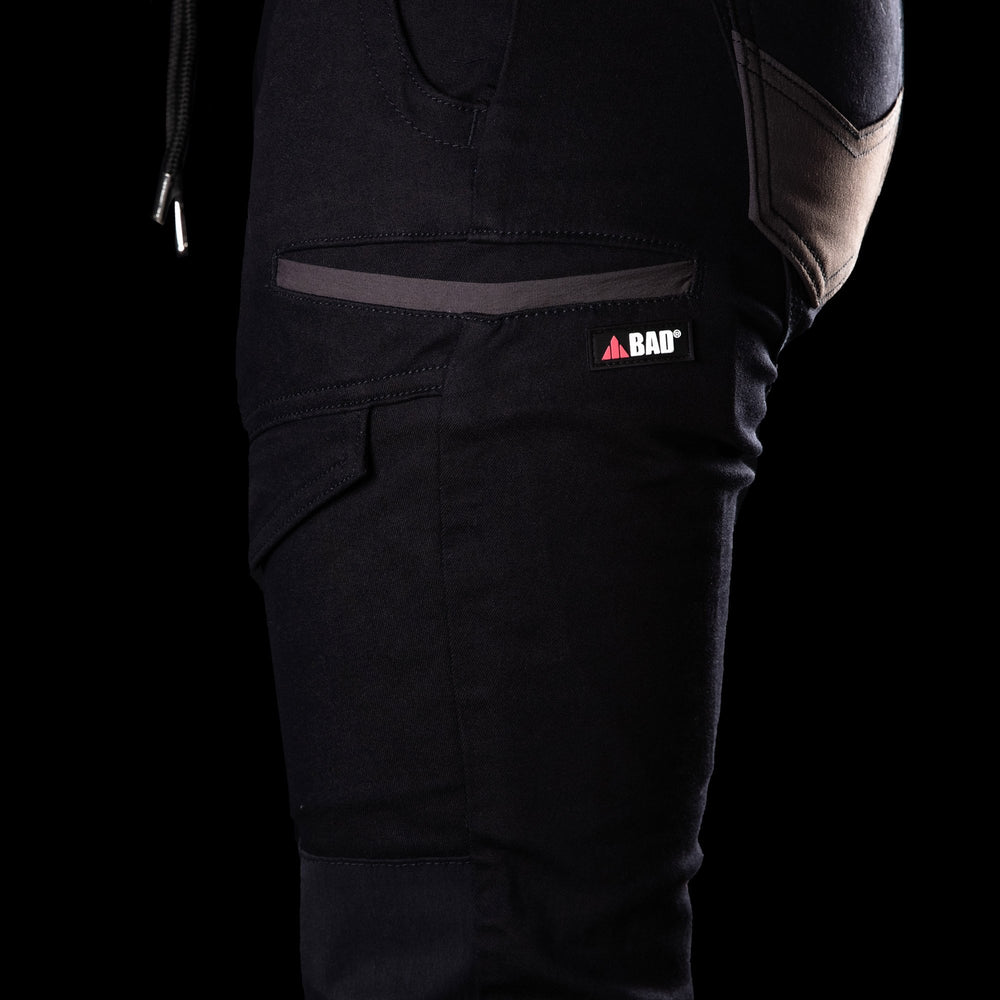 BAD WOMENS SAVIOUR™ CUFFED ELASTIC WAIST WORK PANTS - BAD WORKWEAR