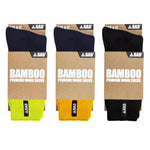 BAMBOO WORK SOCKS (3 PAIRS) - BAD WORKWEAR